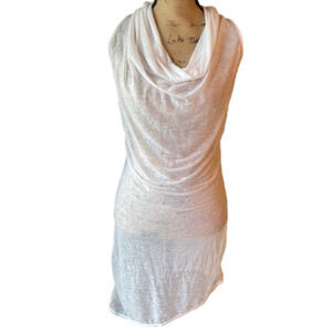 Out- Sheer White Swimsuit Coverup- size Small